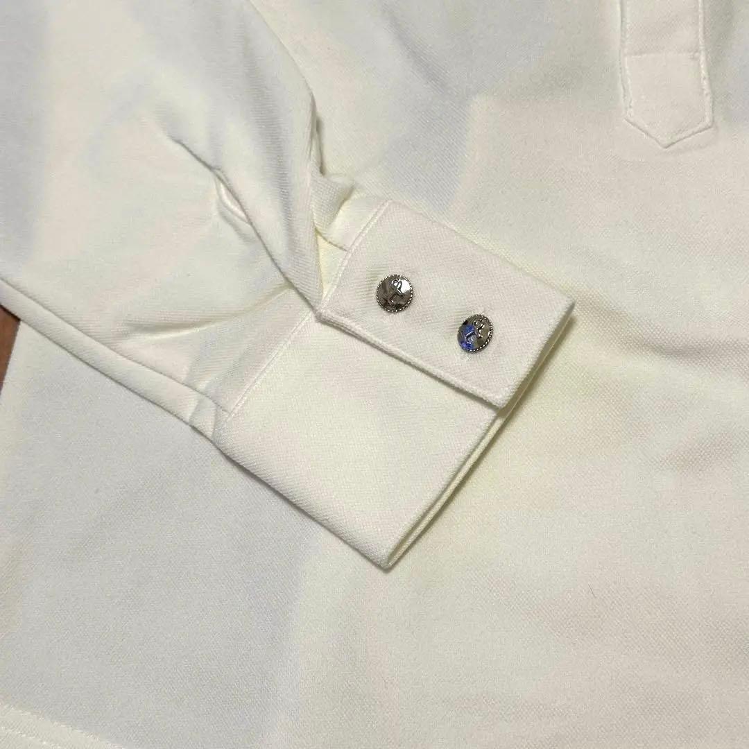 ヒールクリーク　長袖ポロシャツ　スカート　セットアップ　ホワイト　サイズ40