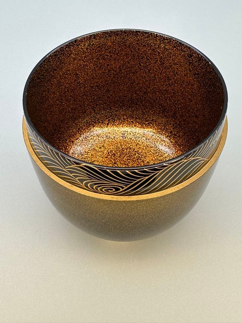 茶道具　棗　荒井正春　曙　内梨地