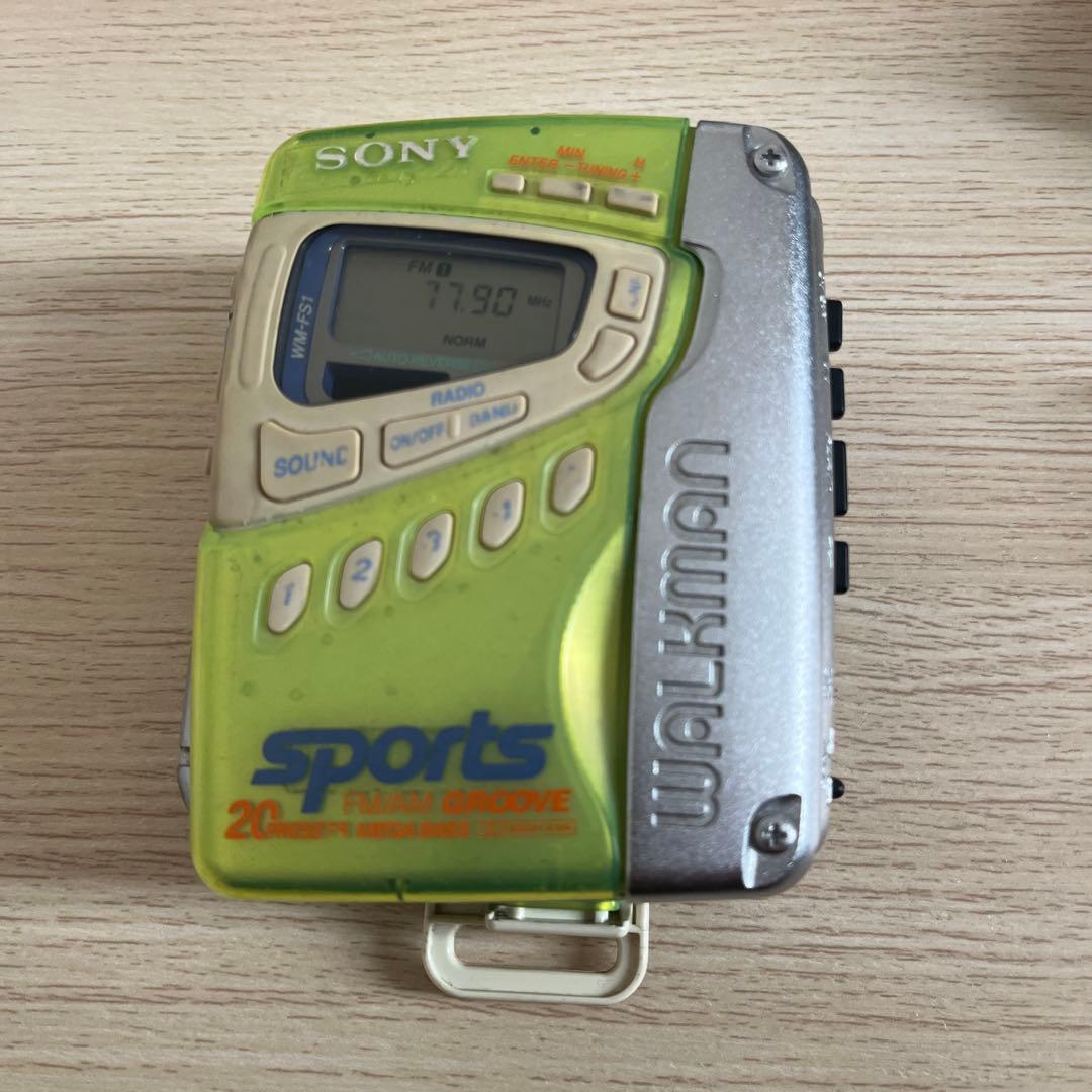 SONY カセットウォークマン WM-FS1 スケルトン★ジャンク品★