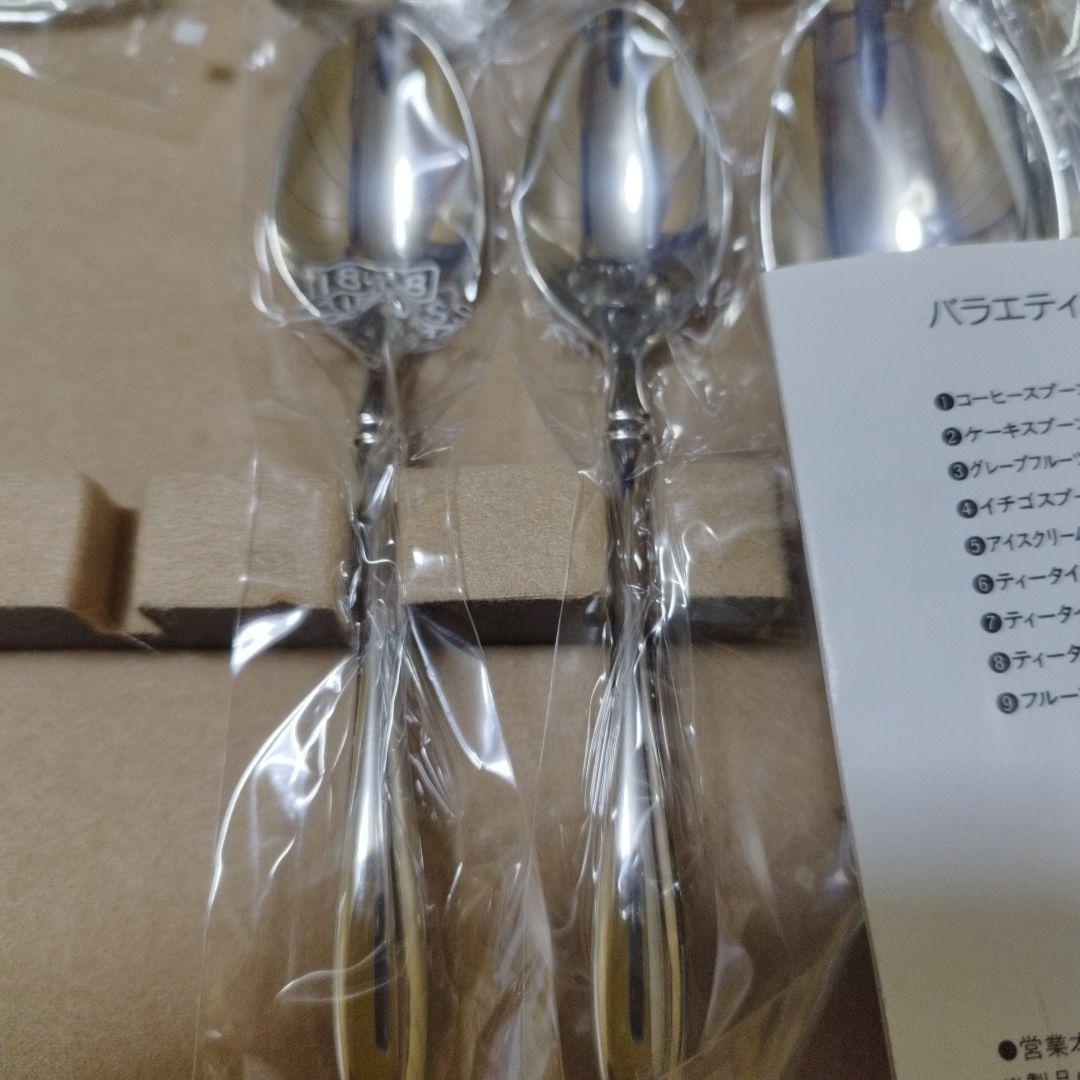 アヅマ　インペリアル18-18ステンレス スプーンフォークナイフセット計29本