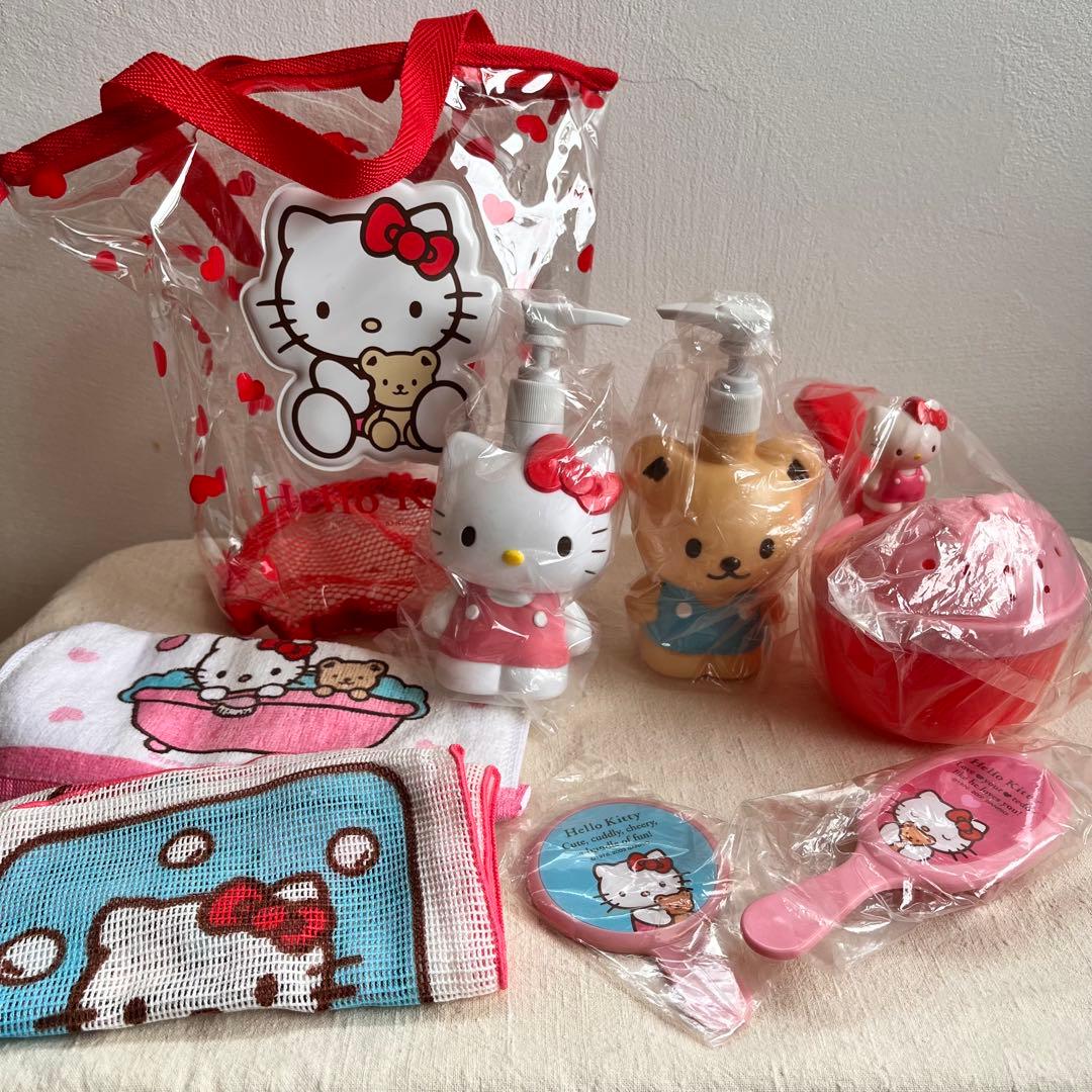 【貴重美品】ハロキティー　お風呂セット