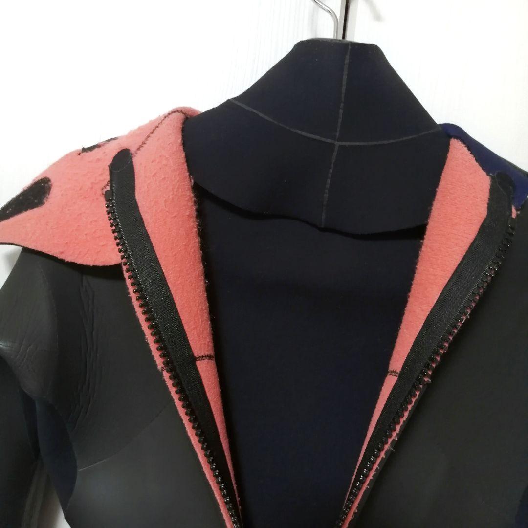 Lサイズ 6ミリ セミドライ ウェットスーツ 6mm 防寒 冬用 起毛 真冬