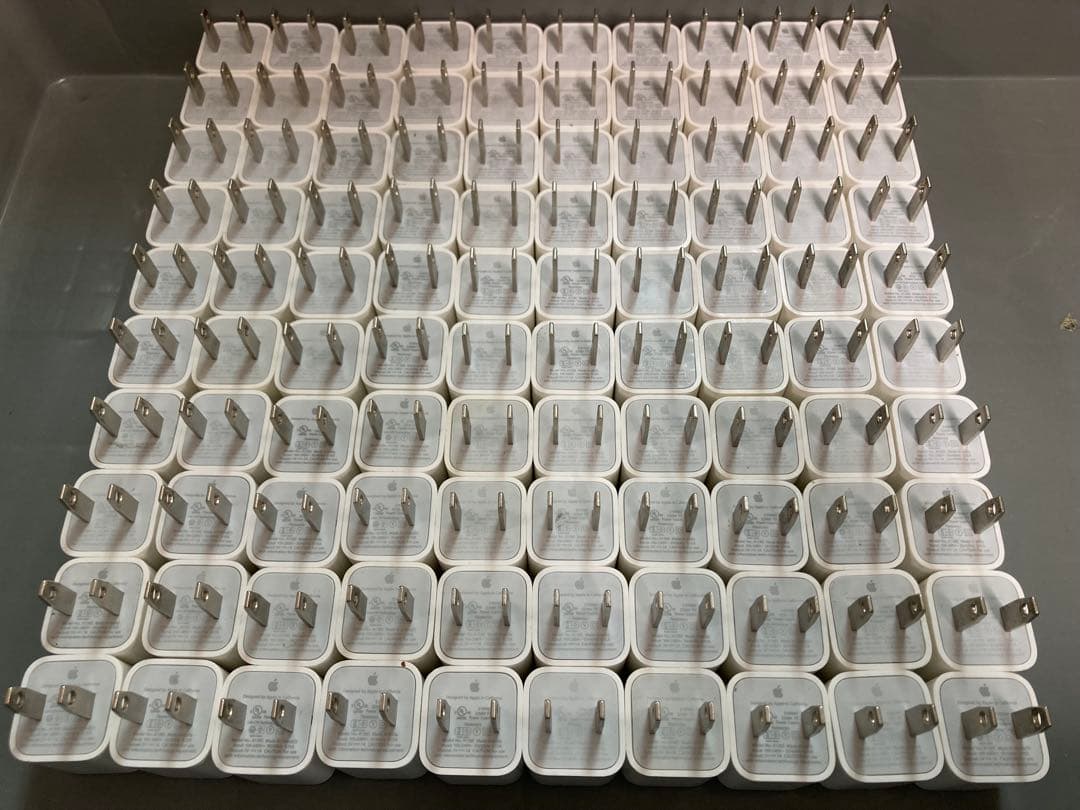 Apple純正 5w ACアダプタ 充電器 100個セット