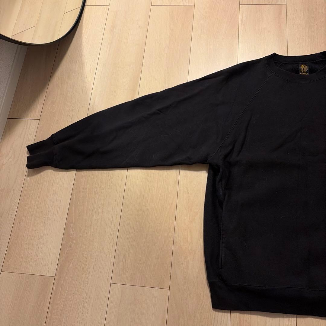 BATONERバトナー Men Jumberca Urake Crew Neck