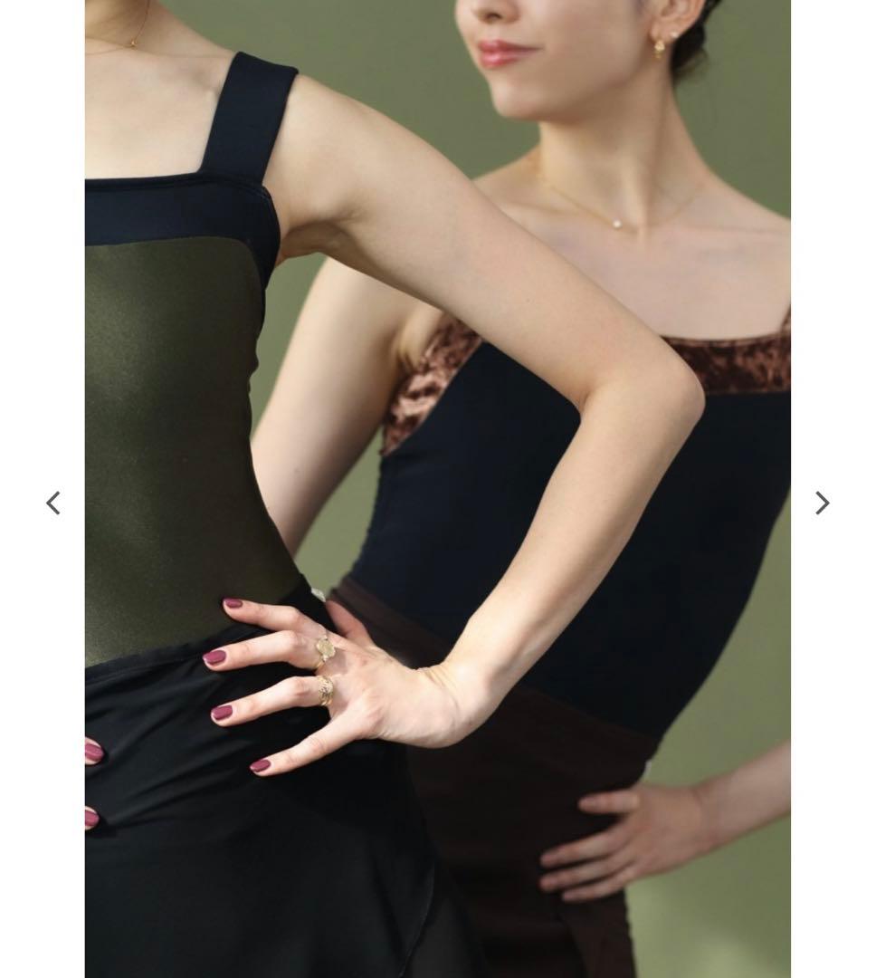 【ご購入者決定】ピケ　ブラック×ブロンズ　ML