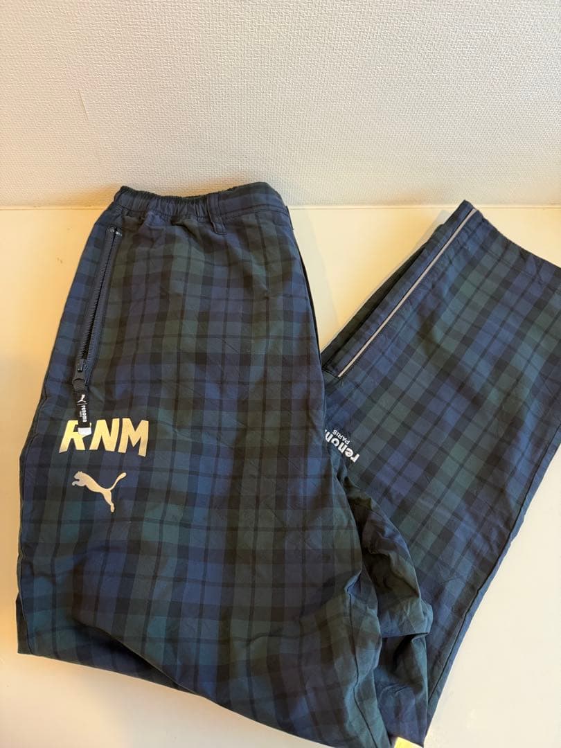 renoma×PUMA チェック柄ジャケットとパンツセット L