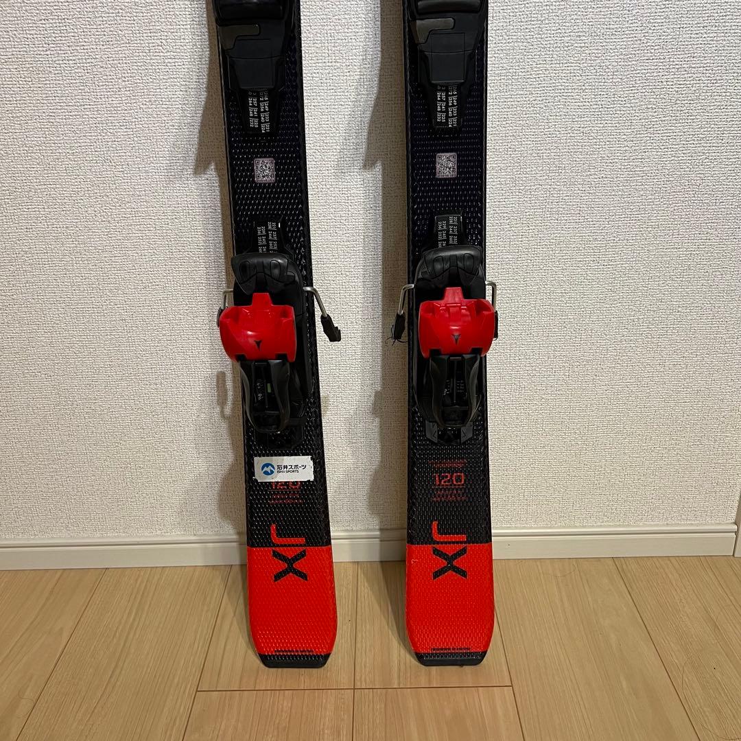 アトミック REDSTER JX 120cm キッズ スキー板 ストック 美品