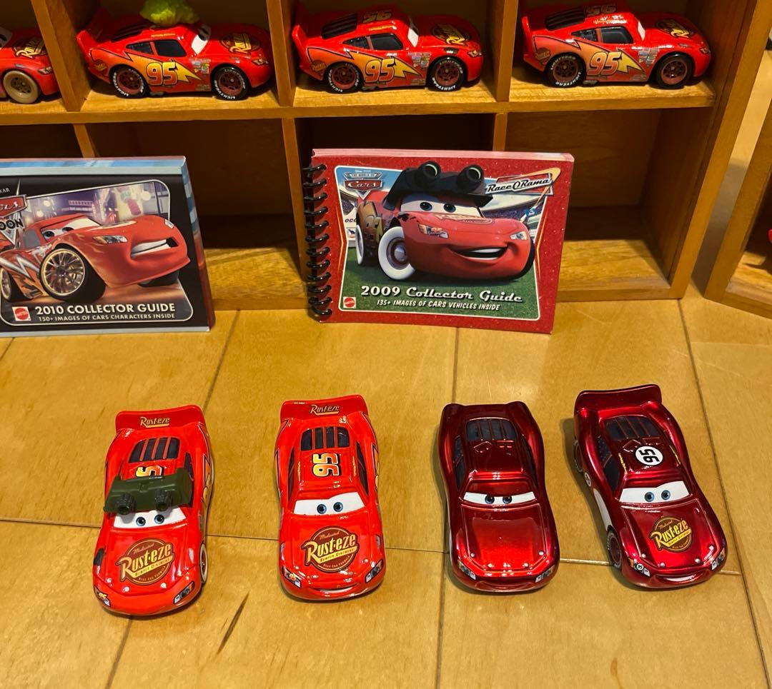 美品　マテルカーズ ライトニング・マックィーン 21台とガイドブック2冊セット