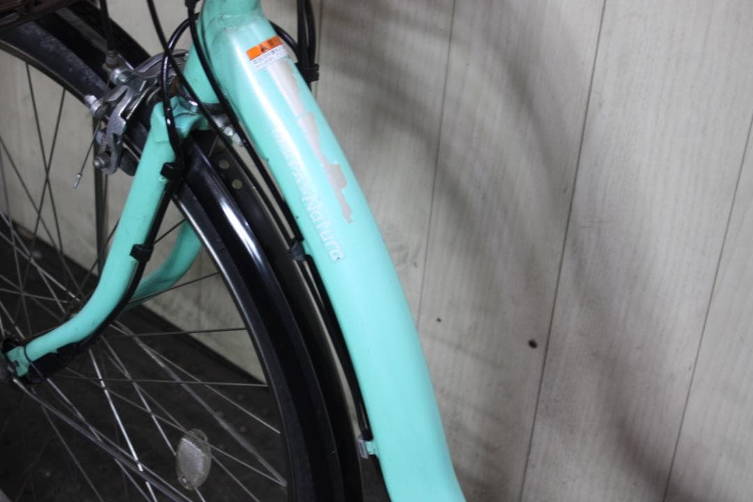 電動アシスト自転車 ミントカラー シティタイプ