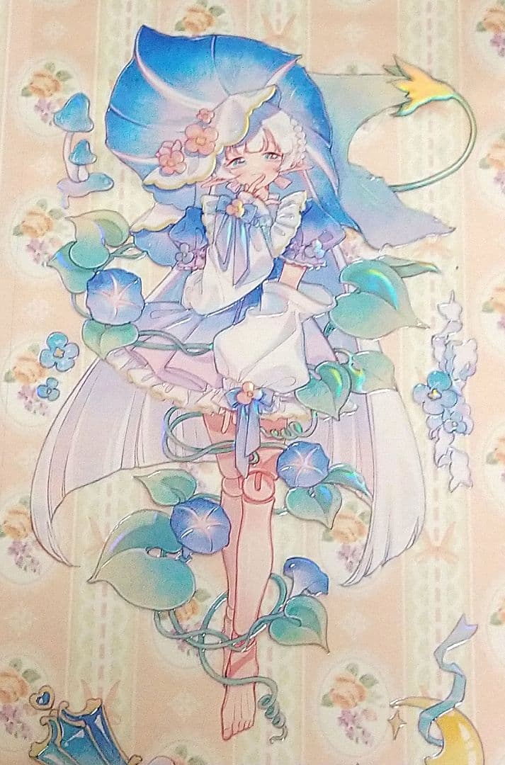 J766＃遇見童話(虹光)星島記切り売り海外人物マステ女の子