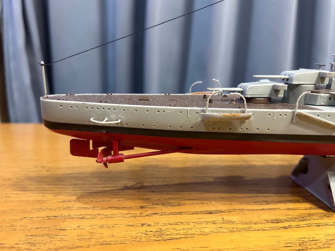 イタリア高速巡洋艦ポーラ1/350サイズ精密製作、完成品送料込み販売