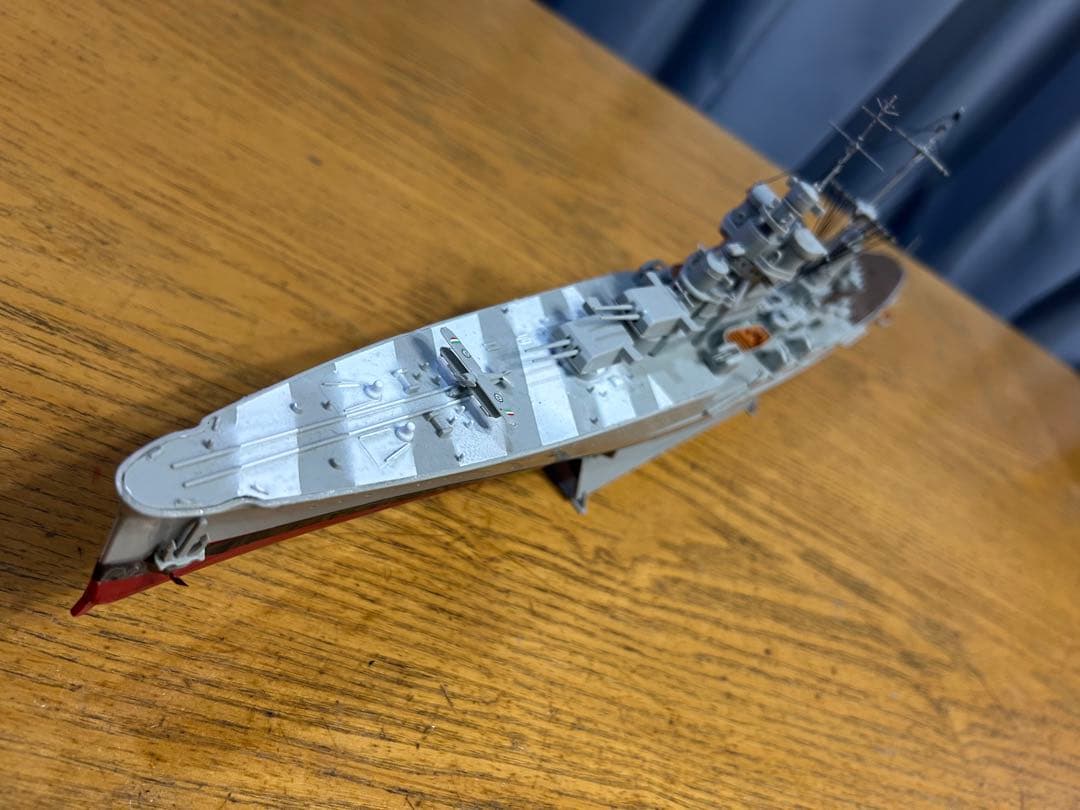 イタリア高速巡洋艦ポーラ1/350サイズ精密製作、完成品送料込み販売