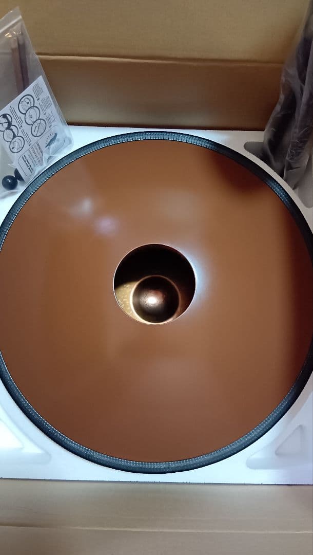 新品ハンドパン 9音 18インチ Gマイナー ヨガ瞑想 楽器スタンド 曼荼羅模様