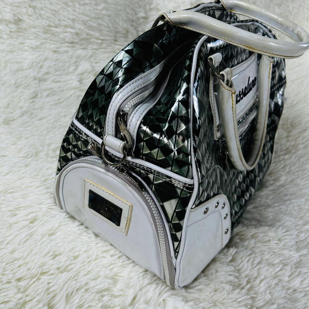 早いもの勝ち★ラッセルノ ボストン 防水 ゴルフバッグ ポケット 希少品 ラメ