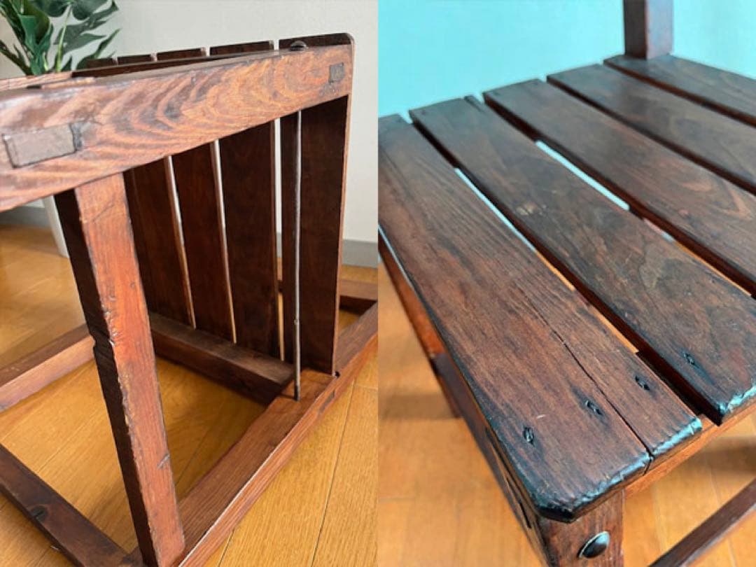 ◆アンティーク◆ 木製チェア　昭和レトロ　ヴィンテージ　古家具　椅子