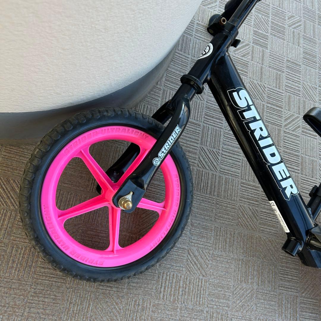 STRIDER バランスバイク SPORT ブラック/ピンク 12インチ